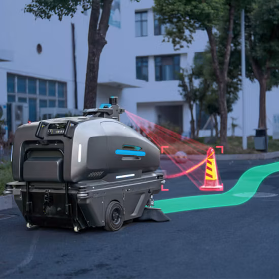 Équipement de robot de nettoyage de sol commercial Intelligence artificielle Robots industriels Robot de balayage et robot de désinfection intelligents