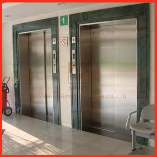 Ascenseur médical de lit de patient d'hôpital d'acier inoxydable