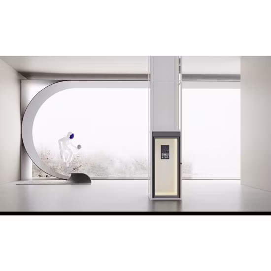 Salle des machines de l'ascenseur FUJI