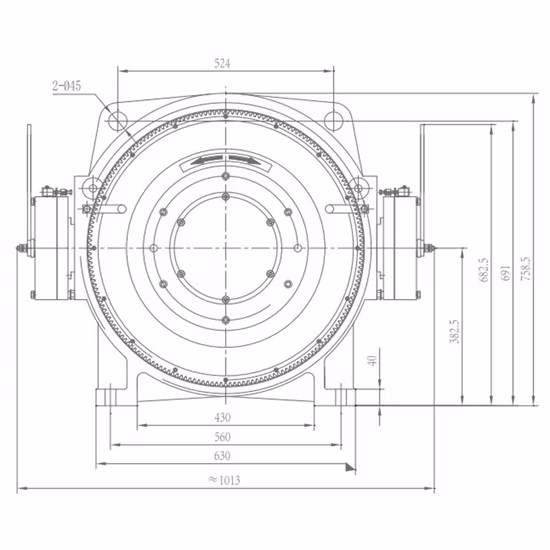 WYT-L Elevator Gearless Permanent Magnet Synchronous Traction Machine/Elevator Motor/PM Machine/small size for MRL machine/Machine Room Less