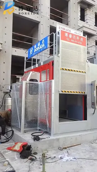 Alimak Gjj Model Passenger Hoist Material Cargo Lift Man Lifting Hoist Construction Elevator