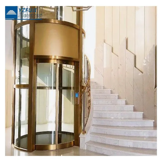 Residential Circular Home Villa Lift Round Elevator