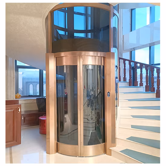 Residential Circular Home Villa Lift Round Elevator