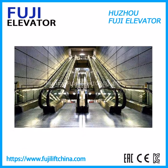 FUJI China Factory Moving Wall Escalator with High Quality Modern Design Automatic Start Mechanical for Shopping Mall