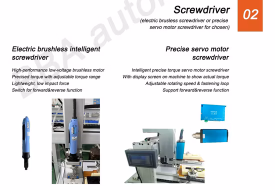 High Quality Factory Supply Cheap Price and Intelligent Robot Screwing Machine Robotics Equipment Screwdriver Bolt Fastening Robot with Screen